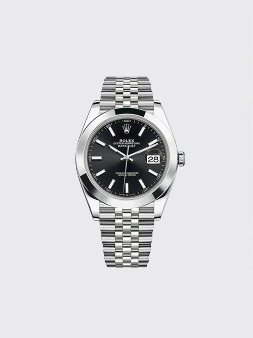 [XF공장] 롤렉스 오이스터 스틸 데이트저스트 41mm 브라이트 블랙 m126300-0012