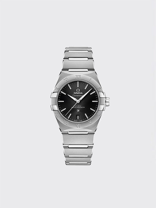 [V+공장] 오메가 컨스텔레이션 코-액시얼 마스터 크로노미터 39mm 스틸 블랙 131.10.39.20.01.001