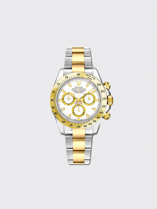 [ES공장] 롤렉스 코스모그래프 데이토나 40mm 옐로우 롤레조 화이트 다이얼 m116523-0040