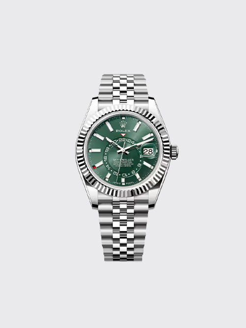 [ES공장] 롤렉스 스카이 드웰러 쥬빌레 스틸 42mm 녹판 m336934-0002