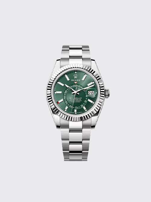 [ES공장] 롤렉스 스카이 드웰러 오이스터 스틸 42mm 녹판 m336934-0001