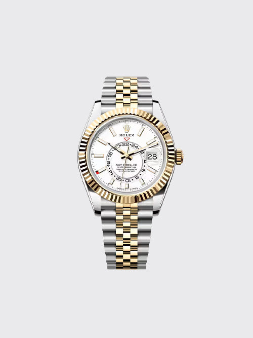 [ES공장] 롤렉스 스카이 드웰러 쥬빌레 콤비 42mm 흰판 m336933-0006