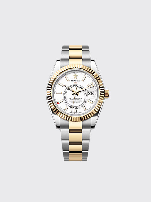 [ES공장] 롤렉스 스카이 드웰러 오이스터 콤비 42mm 흰판 m336933-0005