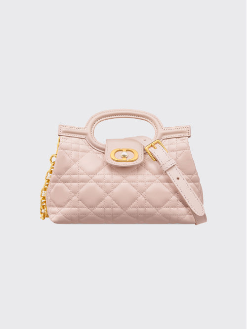 디올 Dior Jolie 탑 핸들 미니 백 핑크