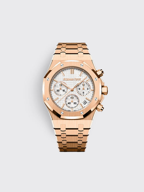 [BLS공장] 오데마피게 로얄오크 크로노그래프 41mm 골드 화이트 26240OR.OO.1320OR.07