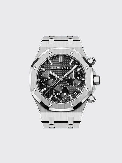 [BLS공장] 오데마피게 로얄오크 크로노그래프 41mm 실버 블랙 26240ST.OO.1320ST.06