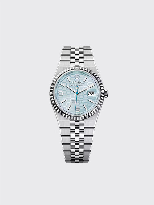 [B공장] 롤렉스 랜드 드웰러 36mm 오이스터스틸 아이스 블루 허니콤 m127236-0001