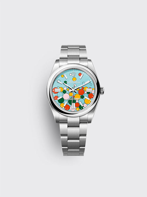 [C공장] 롤렉스 오이스터 퍼페추얼 41mm 셀레브레이션 모티프 다이얼  m124300-0008