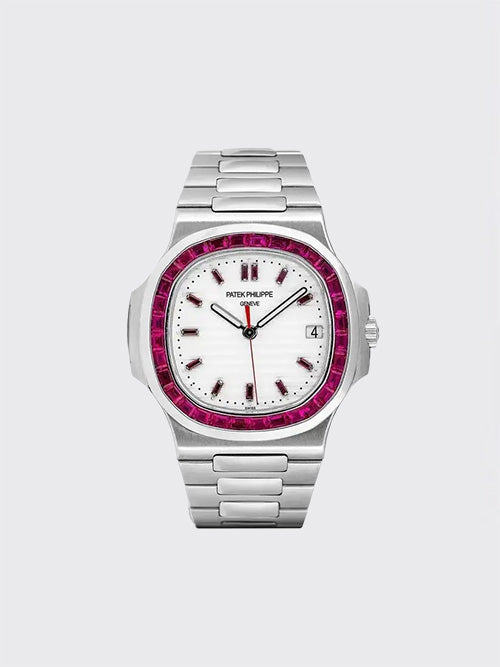 [E7공장] 파텍필립 노틸러스 40mm 루비 화이트 57131G-010