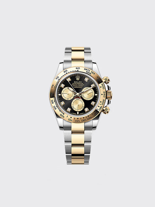 [ES공장] 롤렉스 코스모그래프 데이토나 40mm 옐로우 롤레조 블랙 골드 다이얼 m126503-0002