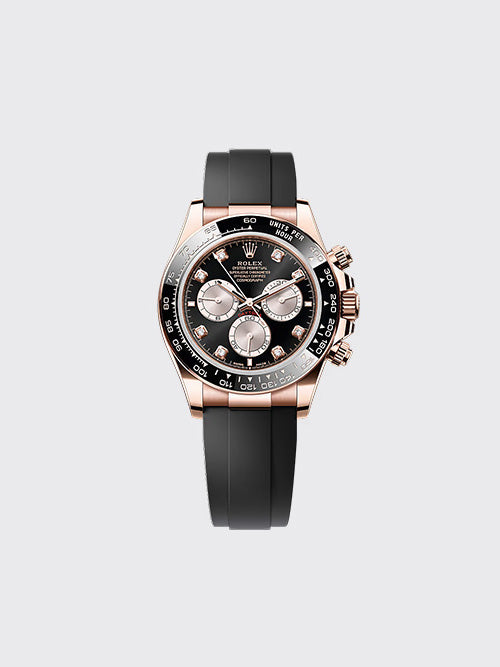 [ES공장] 롤렉스 코스모그래프 데이토나 40mm 에버로즈 골드 블랙 다이얼 다이아 아워 m126515ln-0004