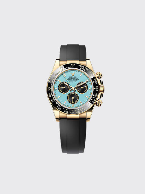 [ES공장] 롤렉스 코스모그래프 데이토나 40mm 옐로우 골드 터쿼이즈 블루 다이얼 m126518ln-0014