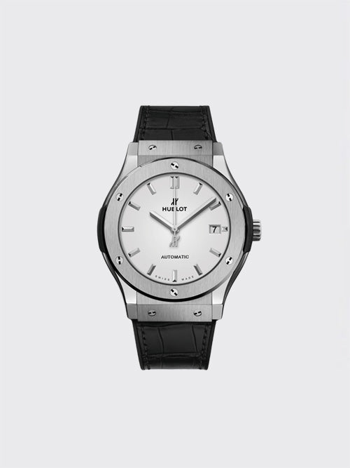 [HB공장] 위블로 클래식 퓨젼 42mm 스틸 화이트 542.NX.2611.LR