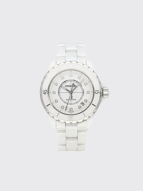 [HT공장] 샤넬 J12 33mm 화이트 세라믹 다이아 H10472