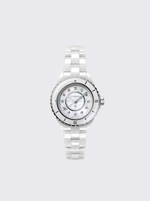 [HT공장] 샤넬 J12 33mm 화이트 세라믹 다이아 H55704