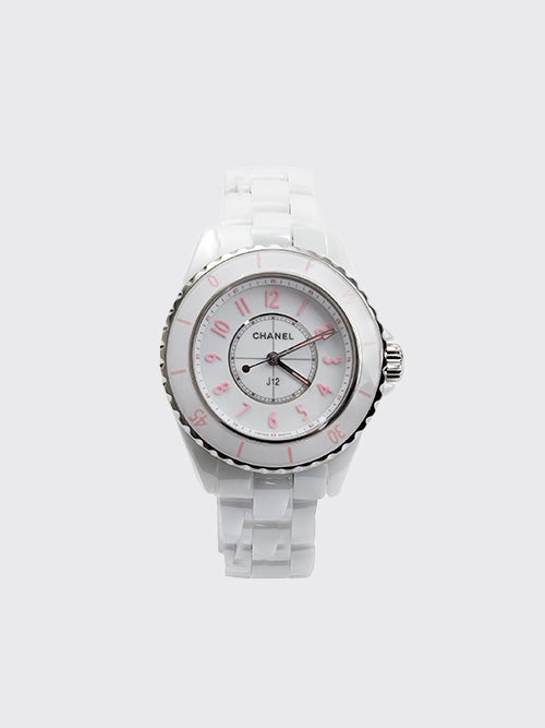 [HT공장] 샤넬 J12 33mm 화이트 세라믹 핑크  H9763