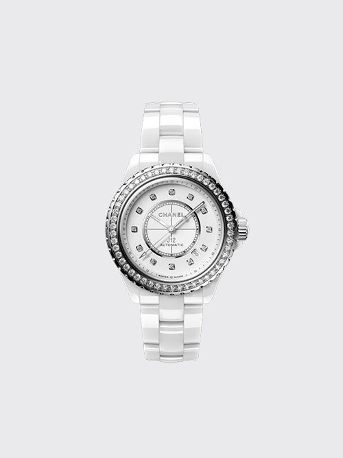 [HT공장] 샤넬 J12 38mm 화이트 세라믹 다이아 H7189