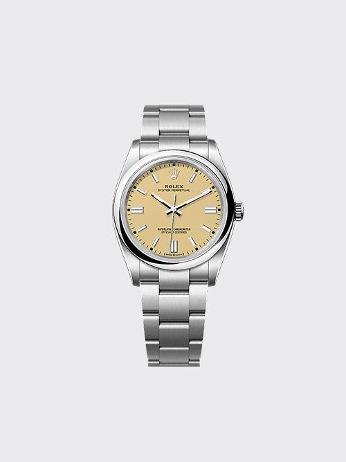 [KRF공장] 롤렉스 오이스터 퍼페츄얼 36mm 옐로 다이얼 m126000-0012