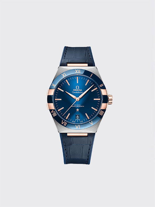 [N1공장] 오메가 컨스텔레이션 41mm 코-액시얼 마스터 크로노미터 블루 131.23.41.21.03.001