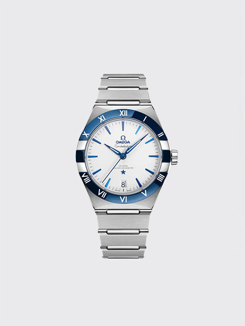 [N1공장] 오메가 컨스텔레이션 41mm 코-액시얼 마스터 크로노미터 블루 화이트 131.30.41.21.04.001