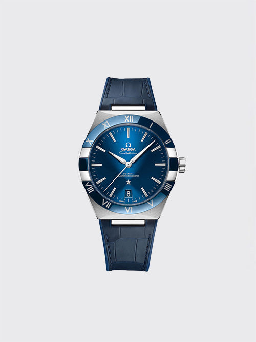 [N1공장] 오메가 컨스텔레이션 41mm 코-액시얼 마스터 크로노미터 블루 131.33.41.21.03.001
