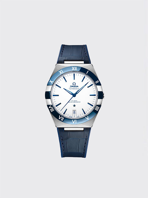 [N1공장] 오메가 컨스텔레이션 41mm 코-액시얼 마스터 크로노미터 블루 131.33.41.21.04.001