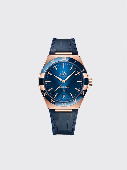 [N1공장] 오메가 컨스텔레이션 41mm 코-액시얼 마스터 크로노미터 골드 블루 131.63.41.21.03.001