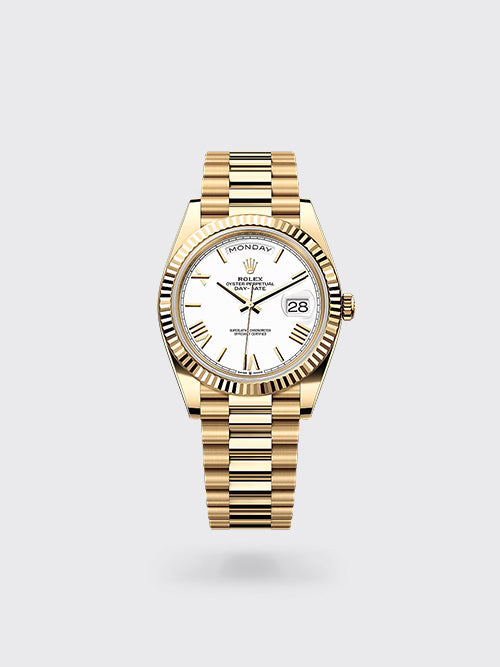 [THB공장] 롤렉스 데이 데이트 40mm 옐로우 골드 화이트  m2282380042
