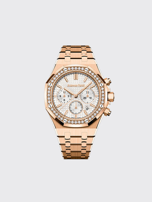 [TW공장] 오데마피게 로얄오크 크로노그래프 38mm 골드 화이트 다이아 26715OR.ZZ.1356OR.01