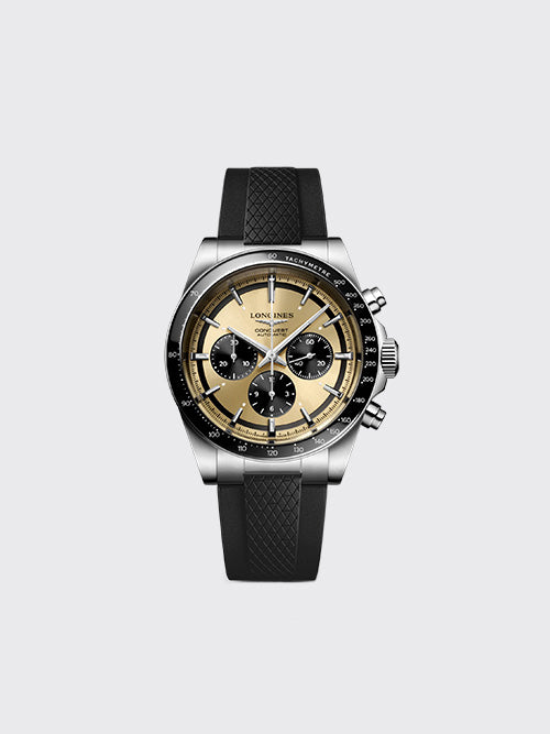 [TW공장] 론진 콘퀘스트 크로노그래프 42mm 골드 L3.835.4.32.9