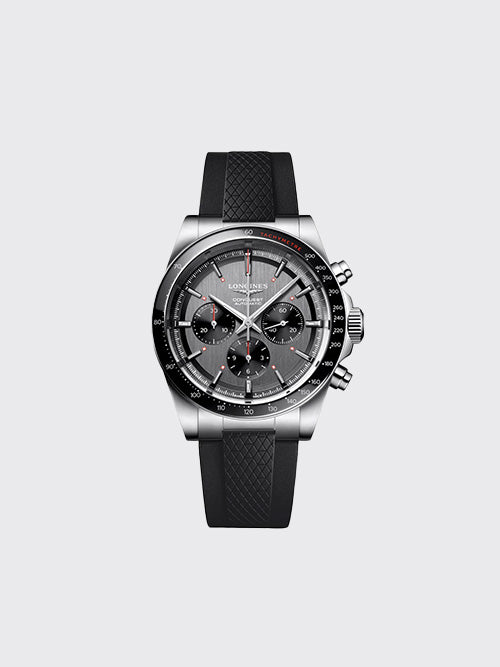 [TW공장] 론진 콘퀘스트 크로노그래프 42mm 그레이 블랙 L3.836.4.52.9
