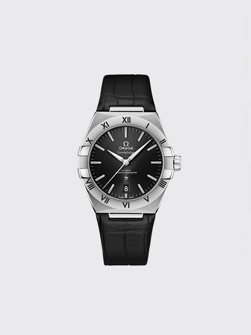 [V+공장] 오메가 컨스텔레이션 코-액시얼 마스터 크로노미터 39mm 스틸 블랙 131.13.39.20.01.001