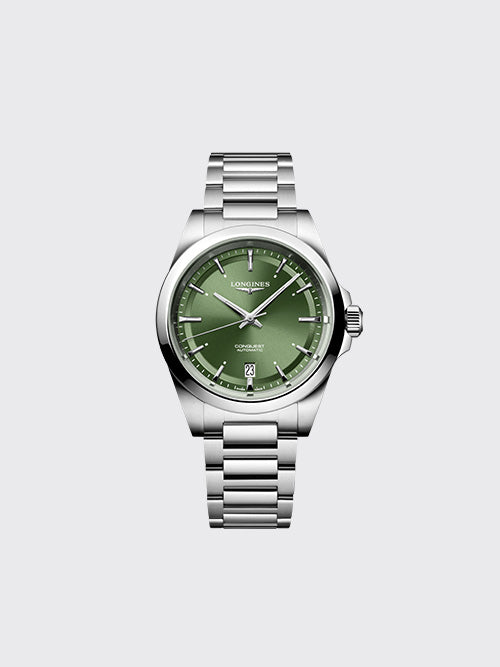 [WM공장] 론진 콘퀘스트 41mm 실버 그린 L3.720.4.02.6