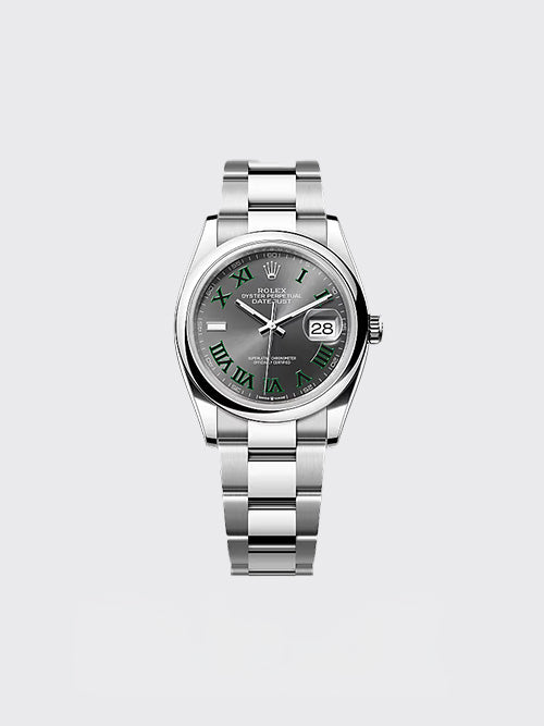 [XF공장] 롤렉스 오이스터 퍼페츄얼 데이트저스트 36mm 윔블던 m126200-0018
