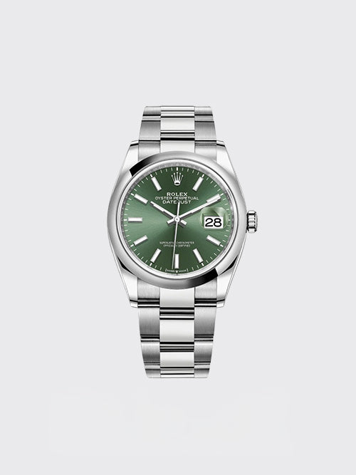 [XF공장] 롤렉스 오이스터 퍼페츄얼 데이트저스트 36mm 민트 그린 m126200-0024