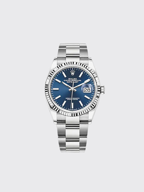 [XF공장] 롤렉스 오이스터 퍼페츄얼 데이트저스트 36mm 브라이트 블루 m126234-0018