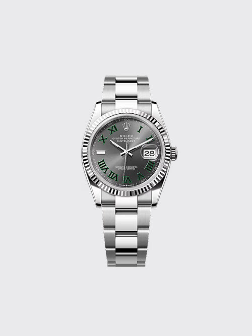 [XF공장] 롤렉스 오이스터 퍼페츄얼 데이트저스트 36mm 슬레이트 윔블던 m126234-0046