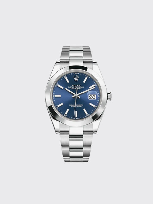 [XF공장] 롤렉스 오이스터 스틸 데이트저스트 41mm 브라이트 블루 m126300-0001