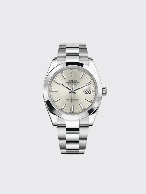 [XF공장] 롤렉스 오이스터 스틸 데이트저스트 41mm 실버 m126300-0003