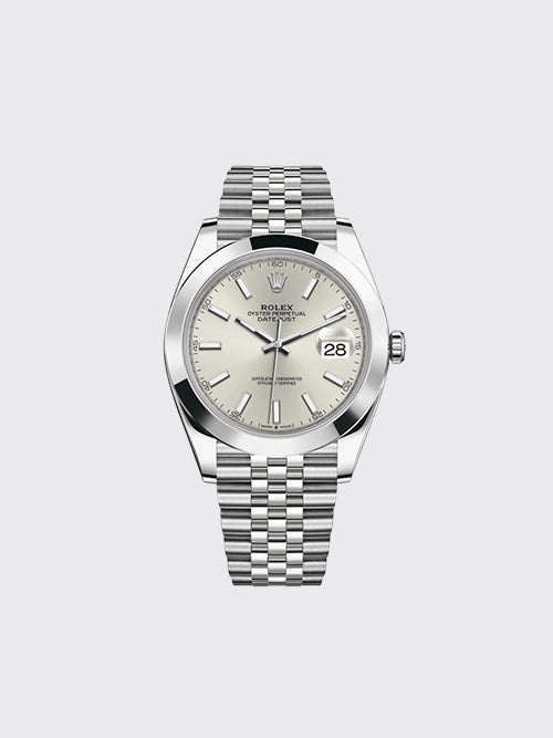 [XF공장] 롤렉스 오이스터 스틸 데이트저스트 41mm 실버 m126300-0004