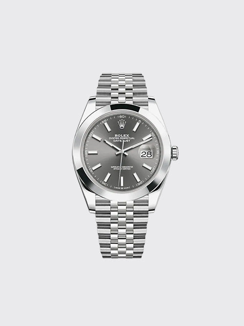 [XF공장] 롤렉스 오이스터 스틸 데이트저스트 41mm 다크 로듐 m126300-0008