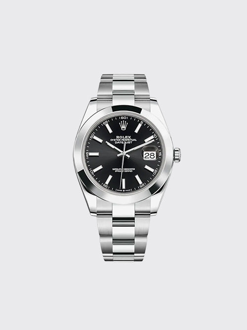 [XF공장] 롤렉스 오이스터 스틸 데이트저스트 41mm 브라이트 블랙 m126300-0011
