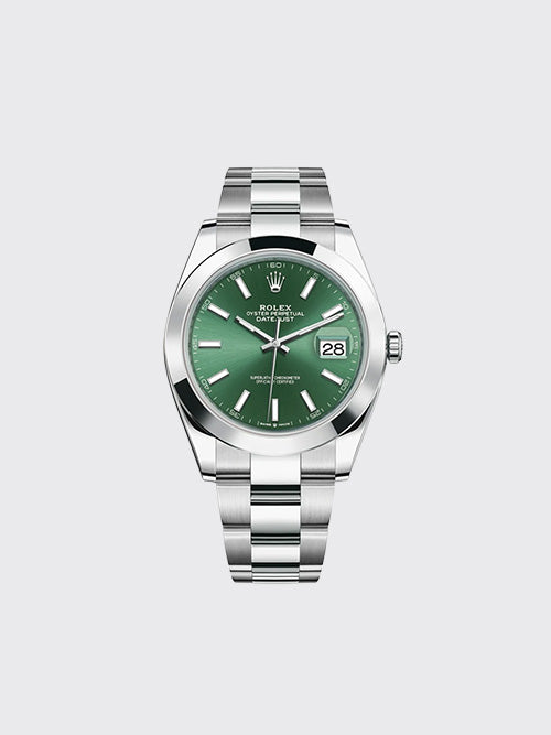 [XF공장] 롤렉스 오이스터 스틸 데이트저스트 41mm 민트 그린 m126300-0019