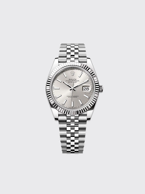 [XF공장] 롤렉스 데이트저스트 오이스터 스틸 41mm 실버 쥬빌레 m126334-0004