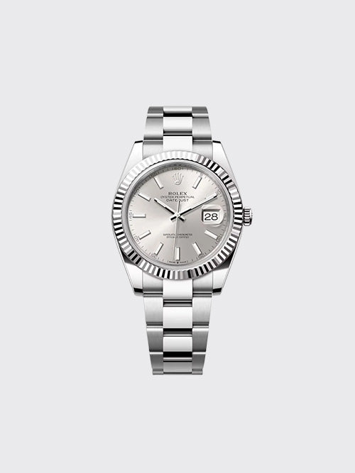 [XF공장] 롤렉스 데이트저스트 오이스터 스틸 41mm 실버 m126334-0003