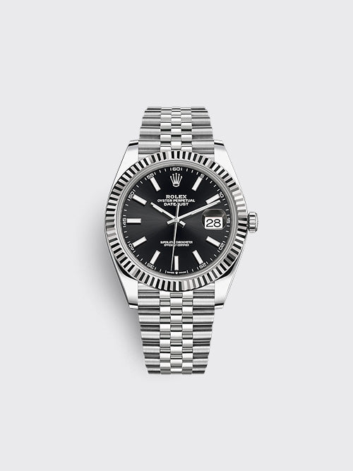 [XF공장] 롤렉스 데이트저스트 오이스터 스틸 41mm 로듐 m126334-0013