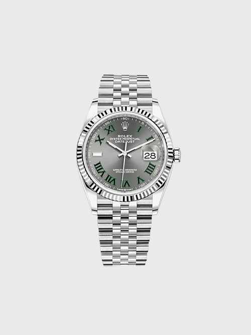 [XF공장] 롤렉스 데이트저스트 오이스터 스틸 41mm 슬레이트 윔블던 m126334-0021