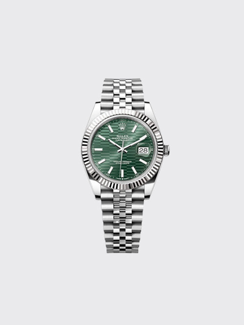 [XF공장] 롤렉스 데이트저스트 오이스터 스틸 41mm 민트 그린 m126334-0030