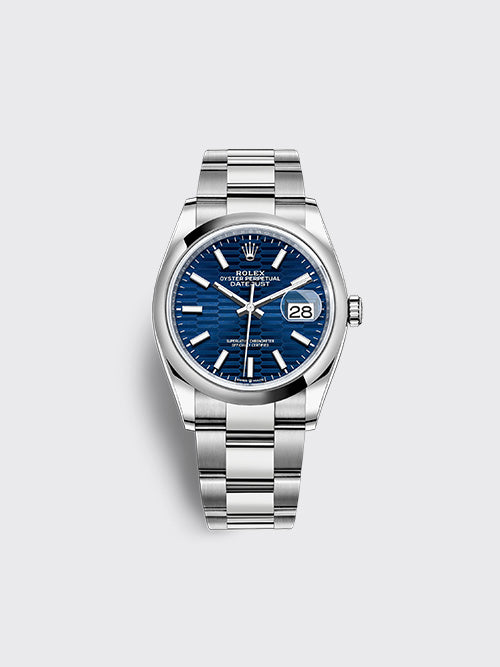 [XF공장] 롤렉스 데이트저스트 오이스터 스틸 41mm 블루 m126334-0031