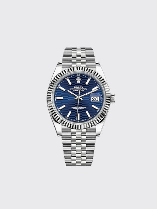 [XF공장] 롤렉스 데이트저스트 오이스터 스틸 41mm 블루 m126334-0032